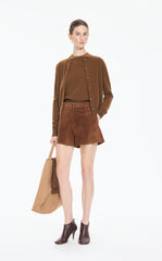 Sweater / JNBY Cropped Wool-Cashmere Cardigan