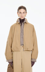 Jacket / JNBY Oversized Cotton Cropped Jacket