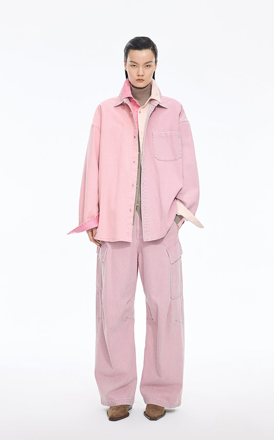 Jacket / JNBY Oversized Colorblock Denim Jacket