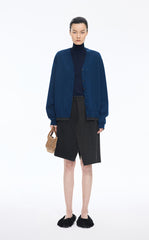 Skirt / JNBY A-line Irregular Cut Cotton Midi Skirt