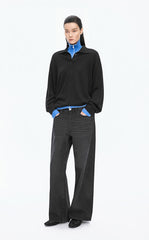 Pants / JNBY Straight-Leg Cuffed Denim Pants