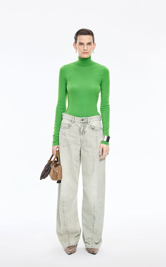 Pants / JNBY Tapered Banana Denim Jeans