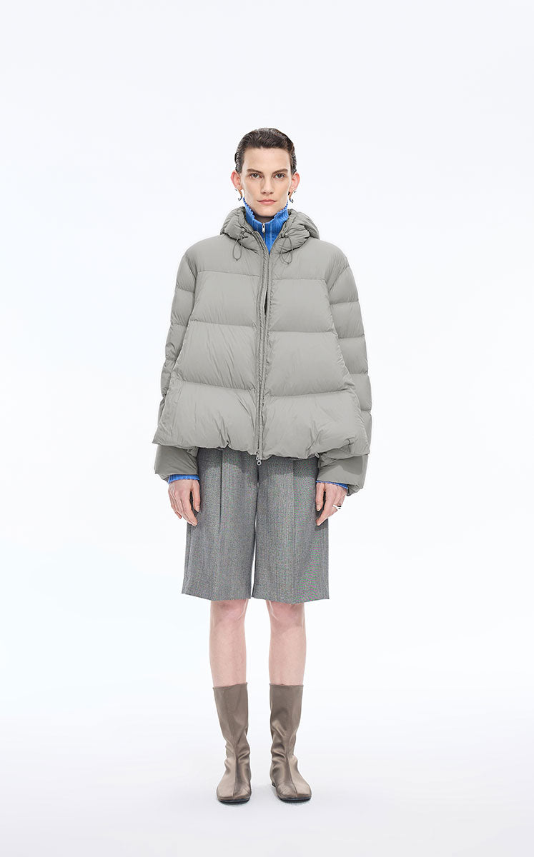 Down Coat / JNBY Oversized Boxy Short Down Coat