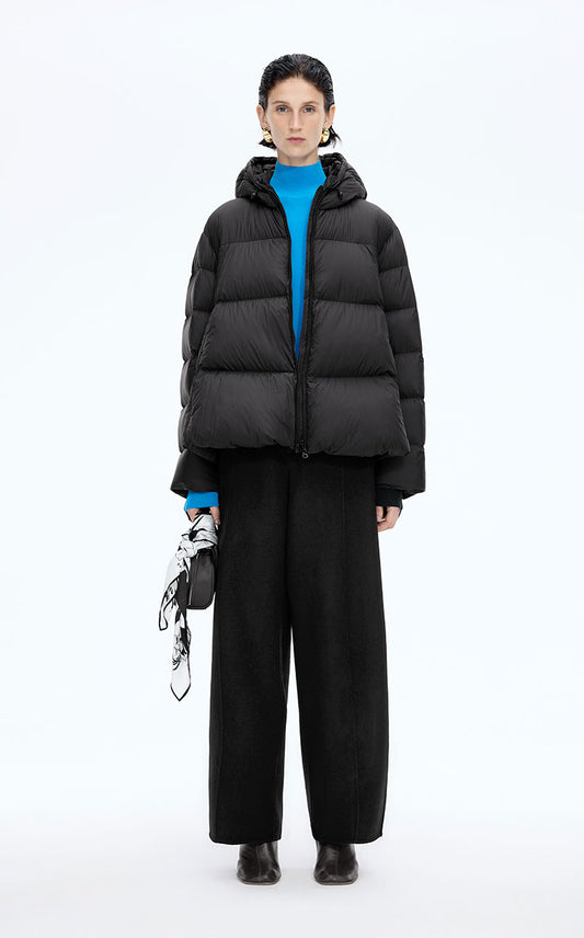 Down Coat / JNBY Oversized Boxy Short Down Coat