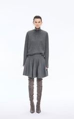 Sweater / JNBY Half-Zip Wool-Cashmere Blend Pullover