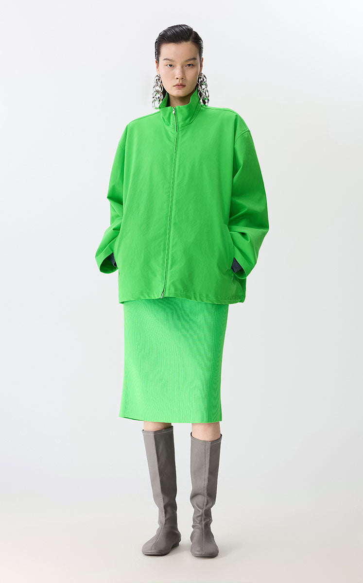 Coat / JNBY Oversized Drawstring Cotton Jacket