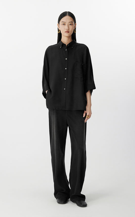 Shirt / JNBY Oversized Silk Shirt