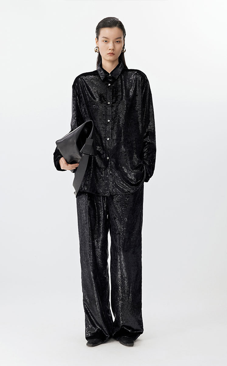 Pants / JNBY Straight-Leg Drawstring Trousers