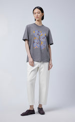 T-shirt / JNBY Floral Prints Cotton T-shirt