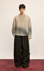 Sweater / CROQUIS Ink Gradient Oversized Wool Sweater