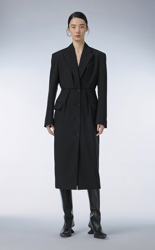 Coat / JNBY Wool Midi Trench Coat£¨Spring 24£©