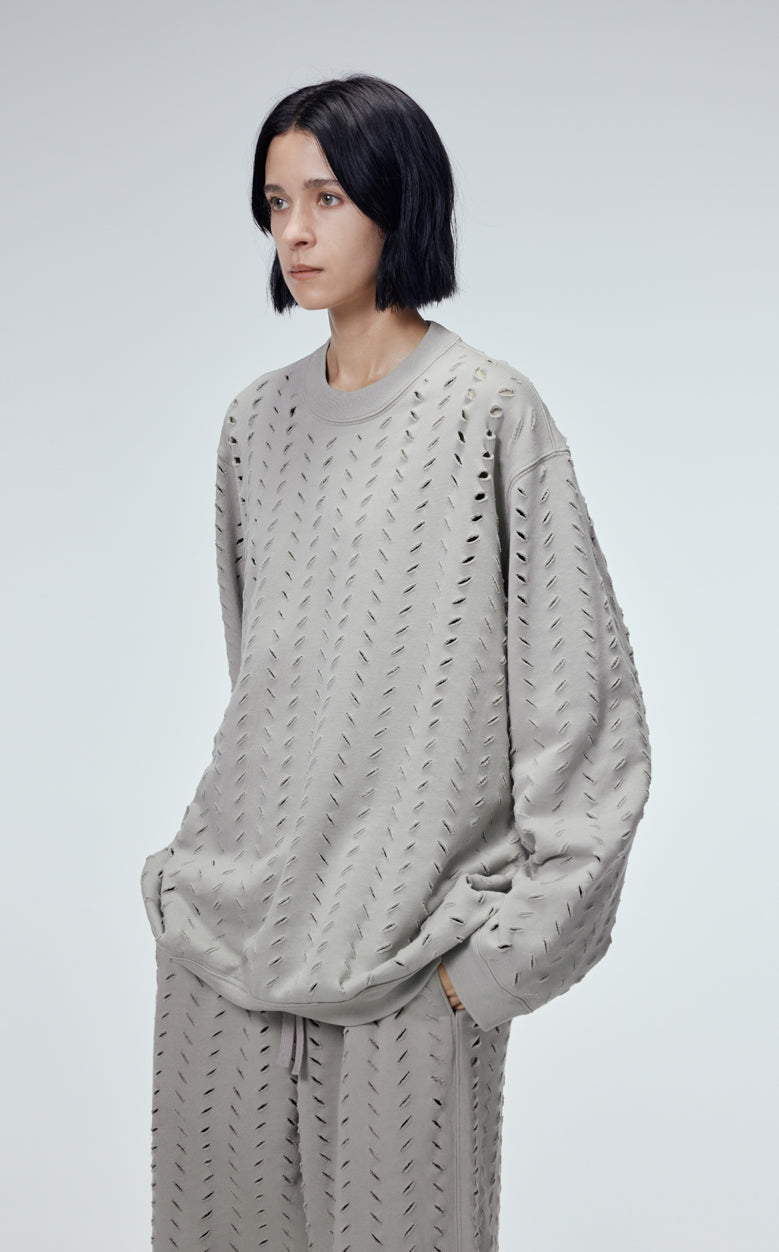 Sweatshirt / JNBY Cotton Cut Design Sweatshirt