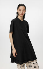 Dress / JNBY Oversize Round neck Short-sleeved Dress(100% cotton)