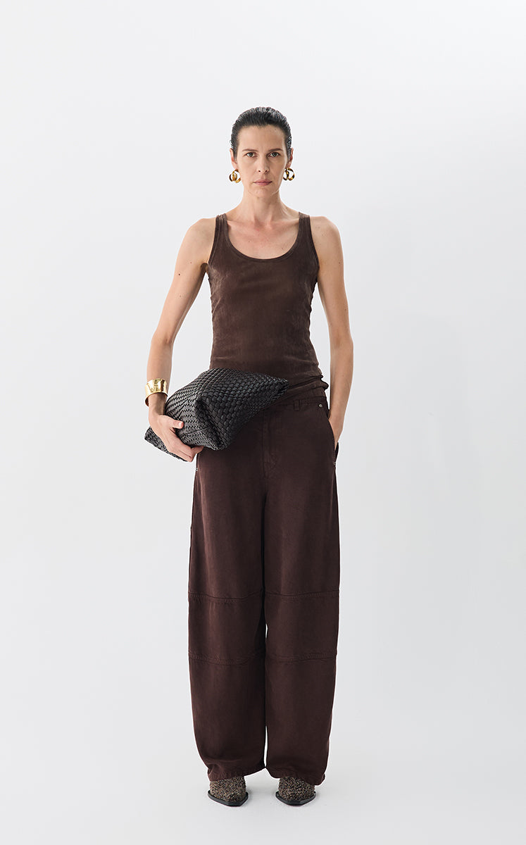 Vest / JNBY Sheer Velvet Mesh Tank