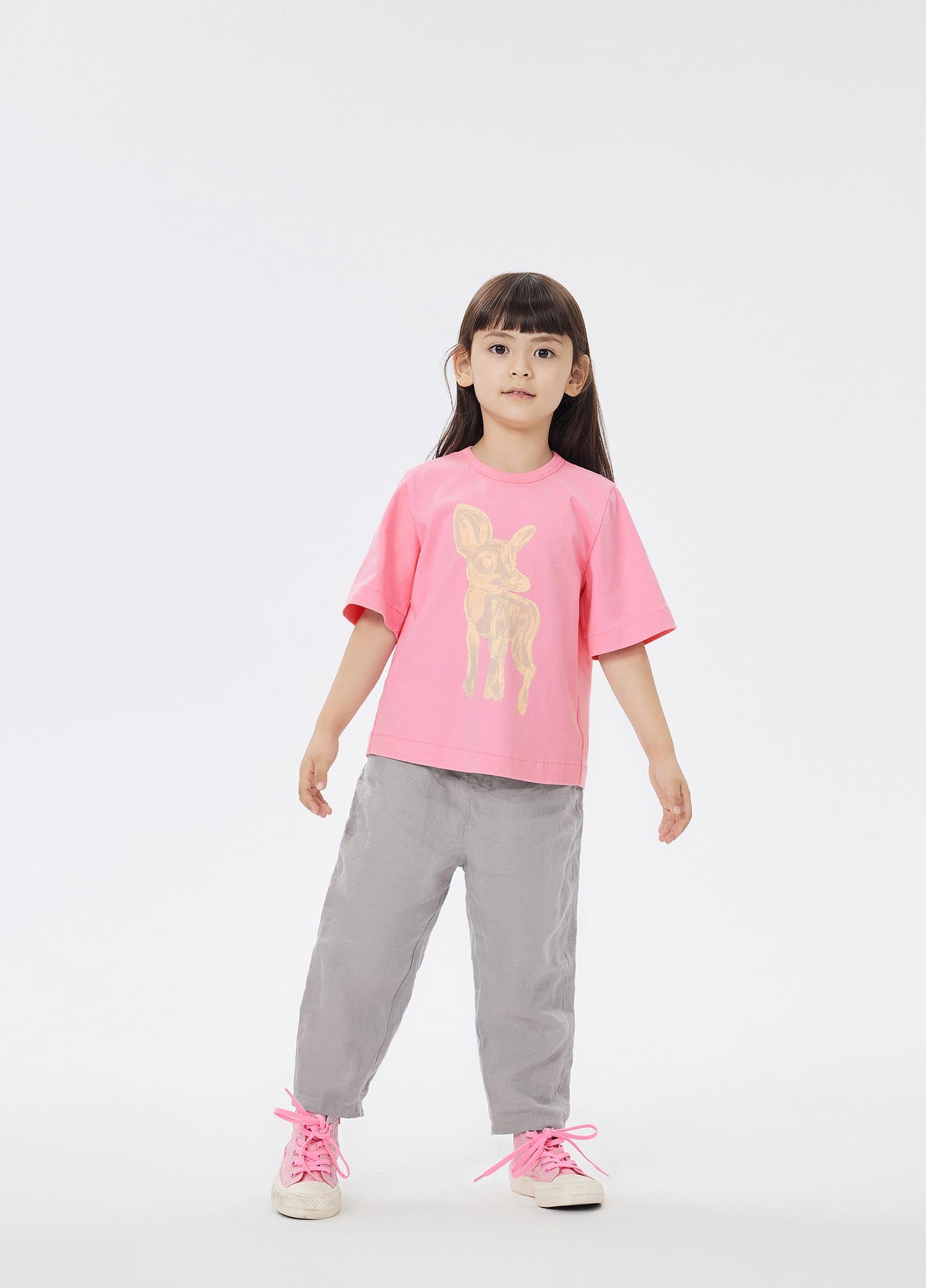 T-Shirt / jnby by JNBY Deer Printed Short Sleeve T-Shirt