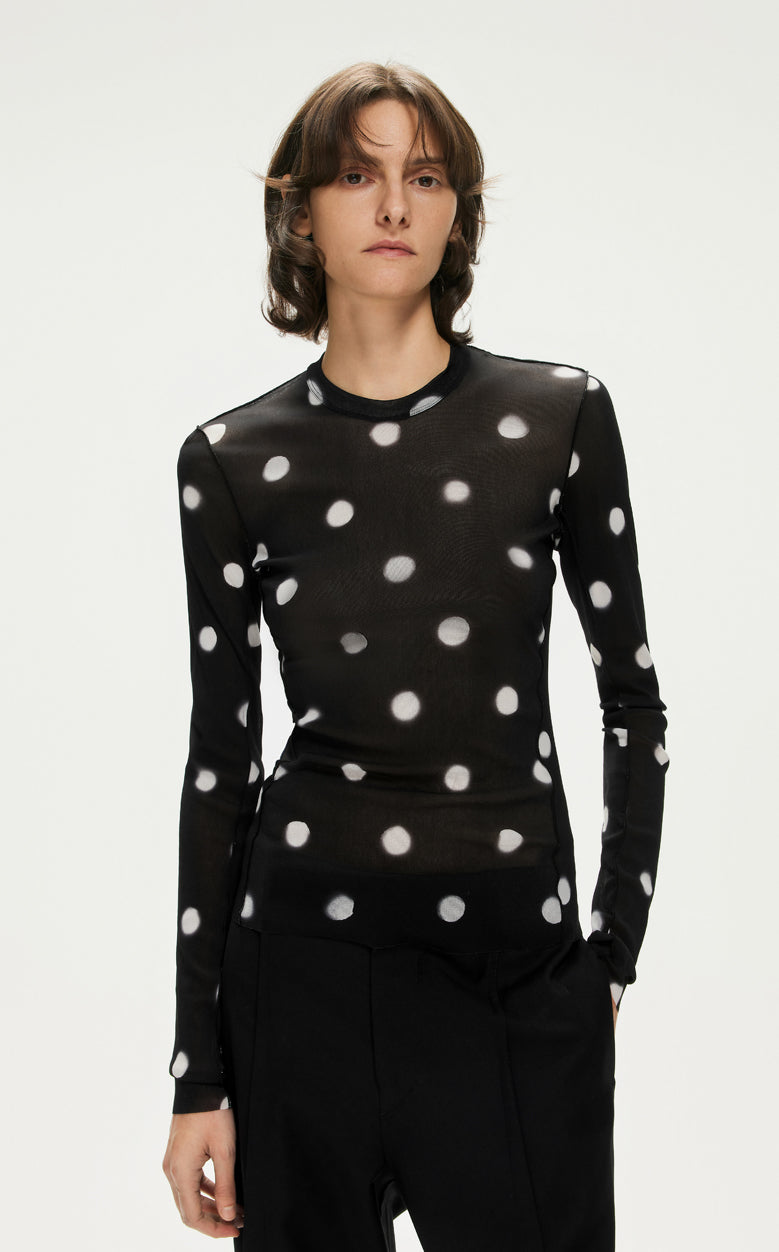 T-shirt / JNBY Polka dot Slim Fit T-shirt