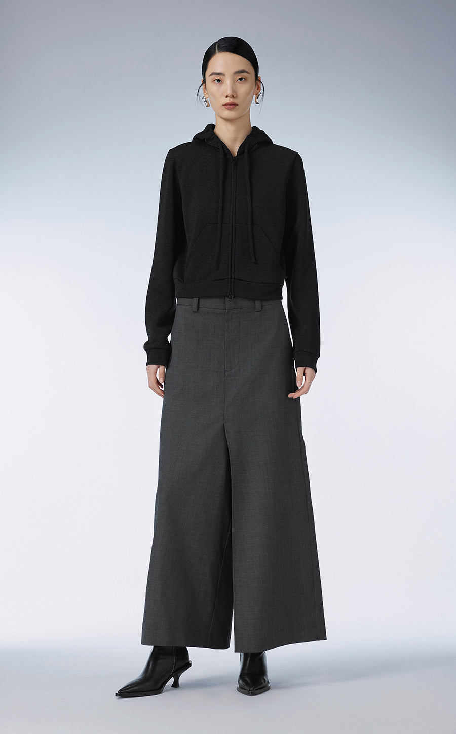 Pants / JNBY Extra Long Wide Leg Wool Pants（Spring 24）