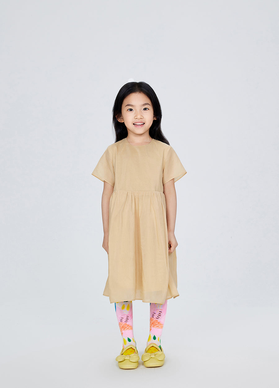 Dresses / jnby by JNBY A-line Pleated Short-sleeved Dresses