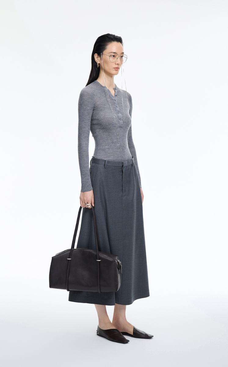 Bag / JNBY Leather Shoulder Bag