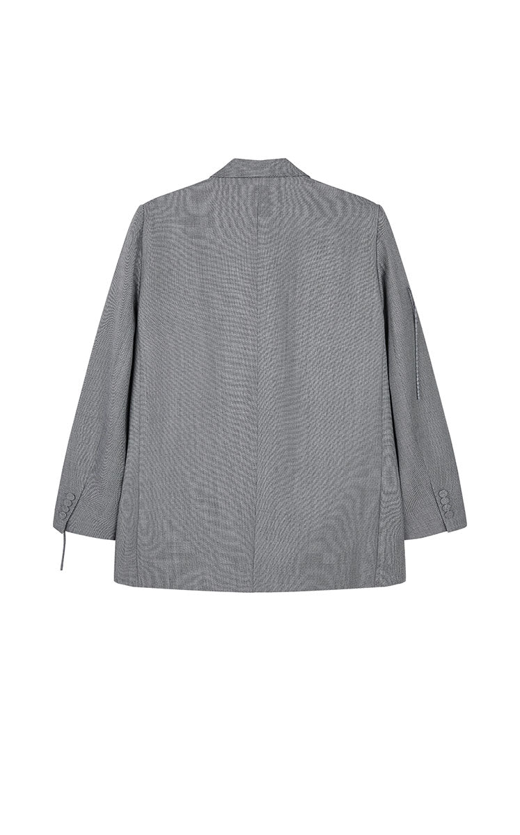 Blazer / JNBY Fringe-Trim Relaxed H-Line Blazer