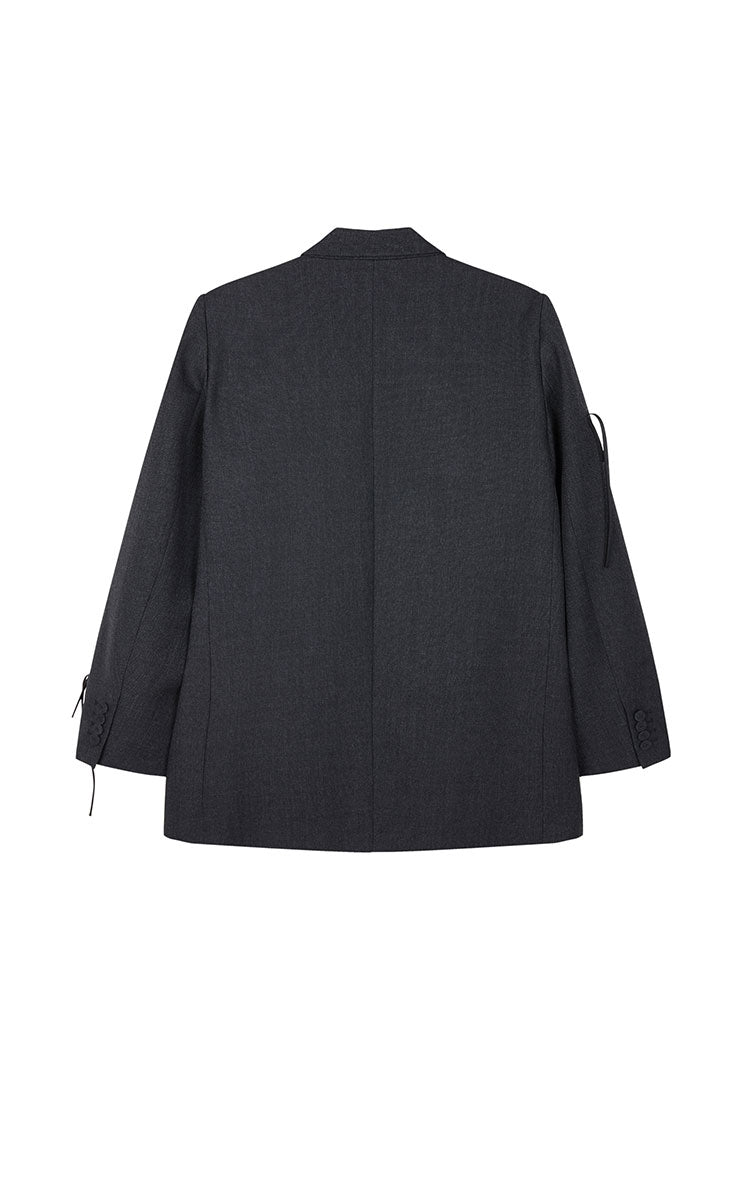 Blazer / JNBY Fringe-Trim Relaxed H-Line Blazer