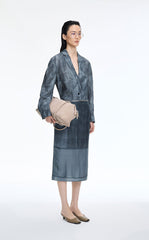 Blazer / JNBY Herringbone Wrinkle Print Blazer