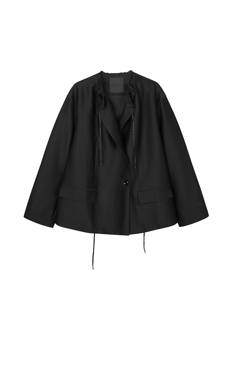 Blazer / JNBY Oversize Drawstring Collarless Blazer