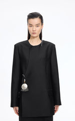 Blazer / JNBY Wool -Silk Blend Relaxed Blazer