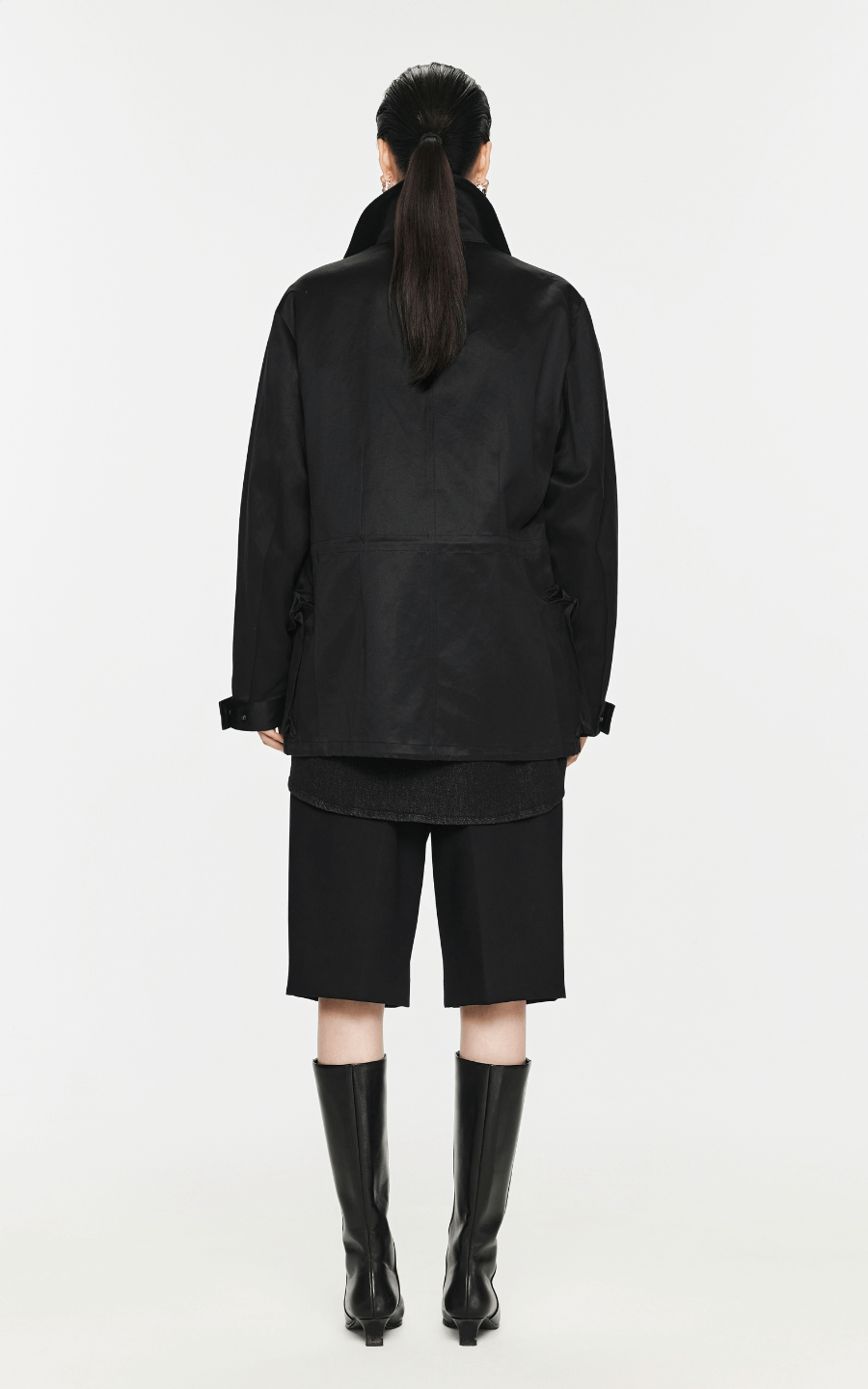 Coat / JNBY Loose Drawstring Cotton Jacket