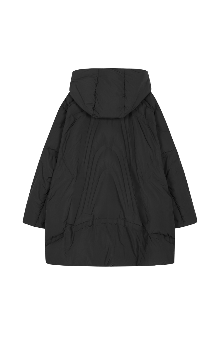 Coat / JNBY Oversized Quilted A-Line Hooded Down Coat