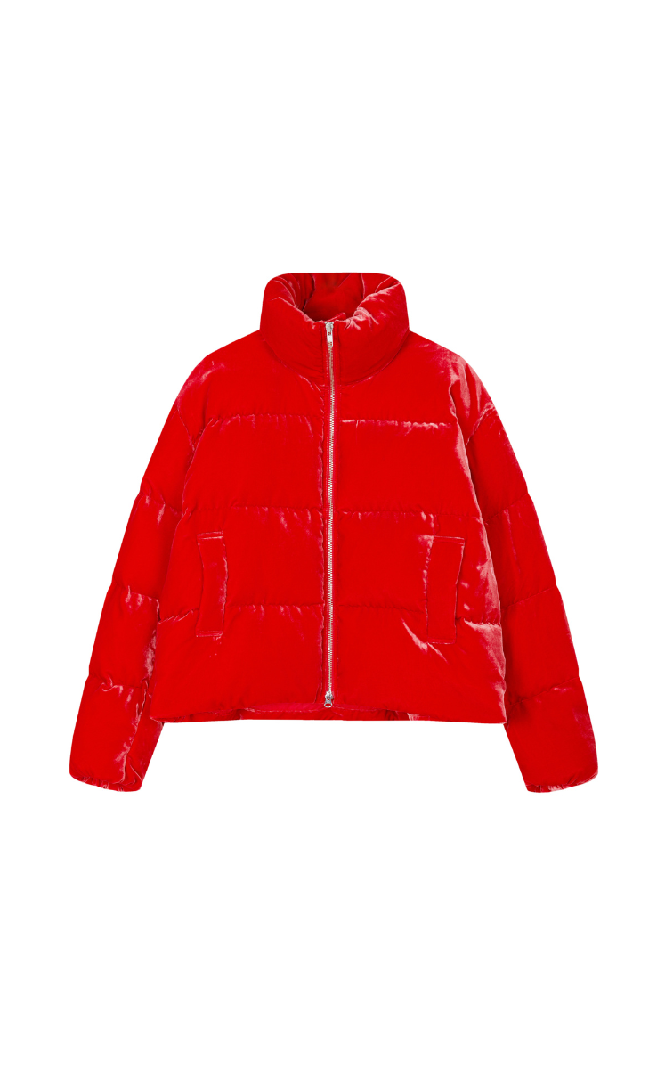 Coat / JNBY Silk-blend Puffer Jacket