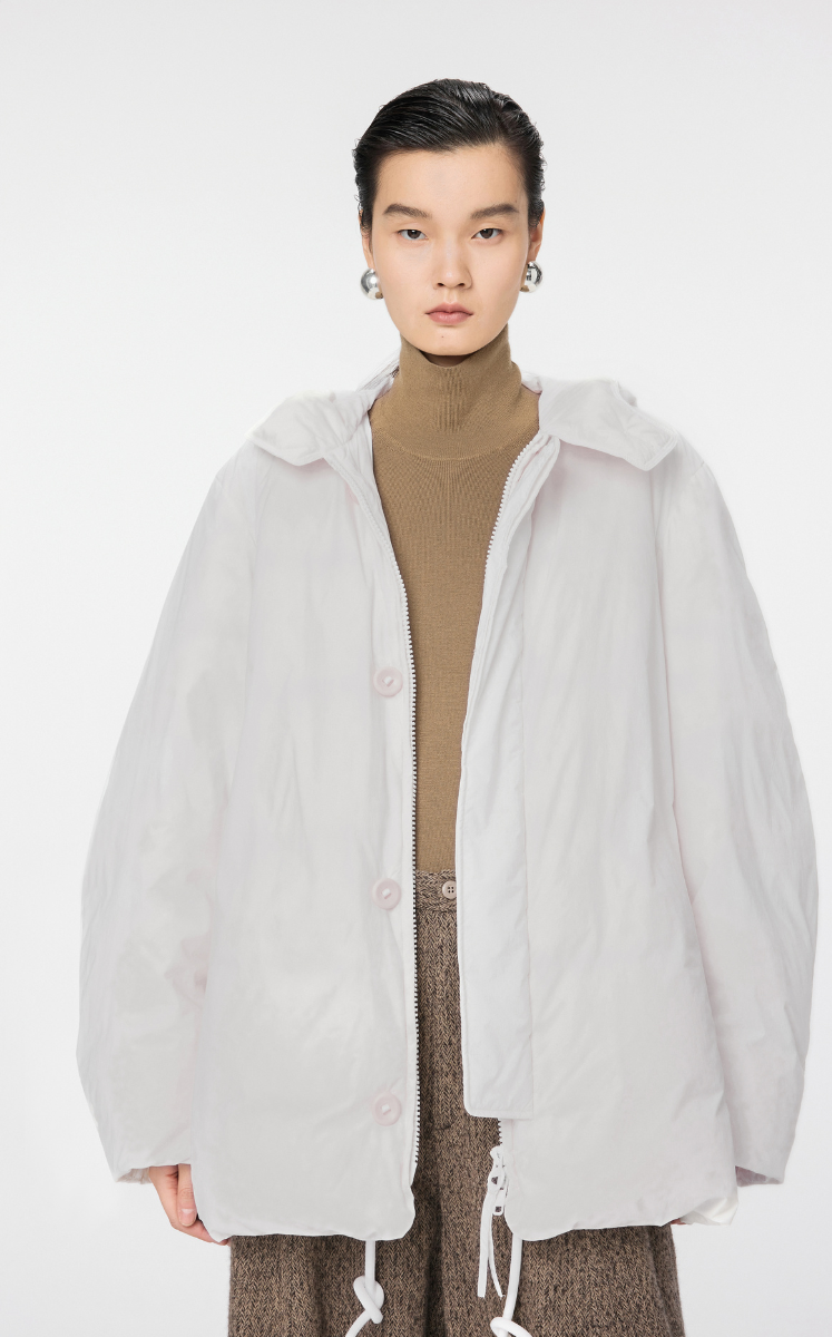 Coat / JNBY Water-Repellent Oversized H-Line Down Coat