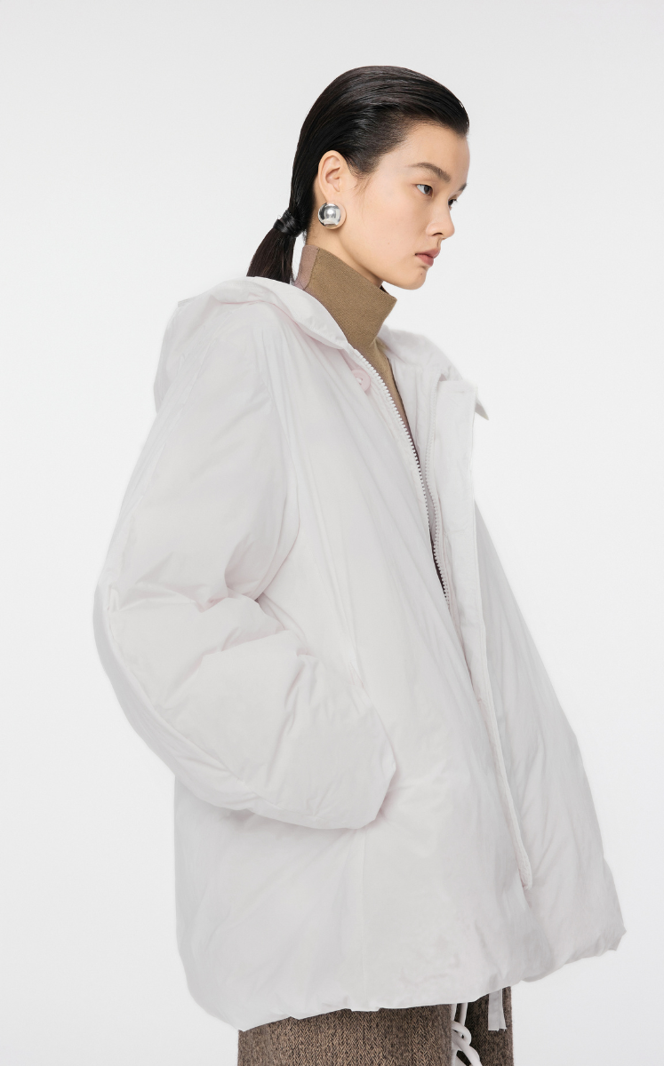 Coat / JNBY Water-Repellent Oversized H-Line Down Coat