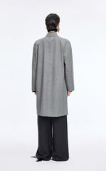 Coat / JNBY Wool Blend Loose A-Line Trench Coat