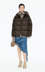 Down Coat / JNBY A-Line Detachable Hooded Down Coat