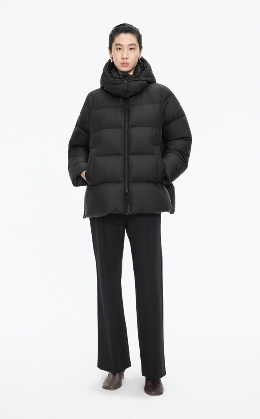 Down Coat / JNBY A-Line Detachable Hooded Down Coat