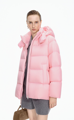 Down Coat / JNBY A-Line Detachable Hooded Down Coat