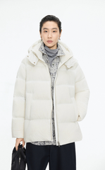 Down Coat / JNBY A-Line Detachable Hooded Down Coat