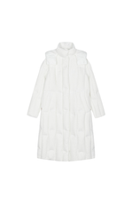 Down Coat / JNBY Long Streamlined Hooded Goose Down Coat