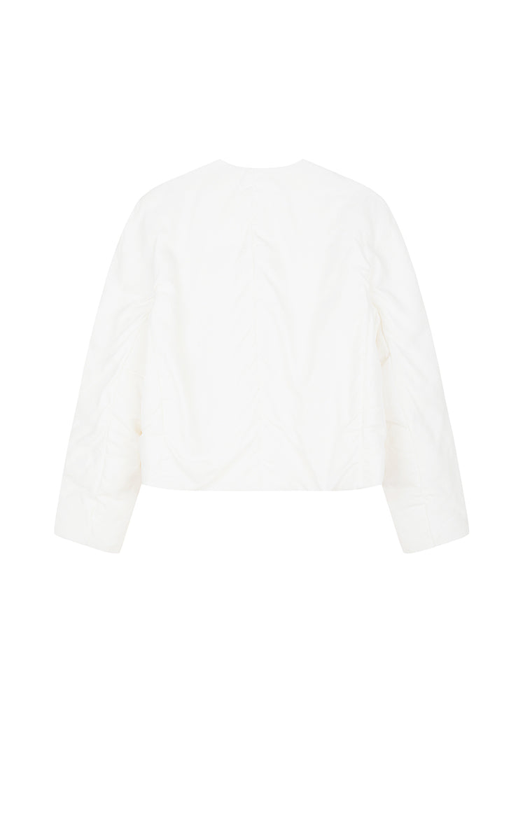 قماش بري / JNBY شكل O بدون قماشة بافل قصير