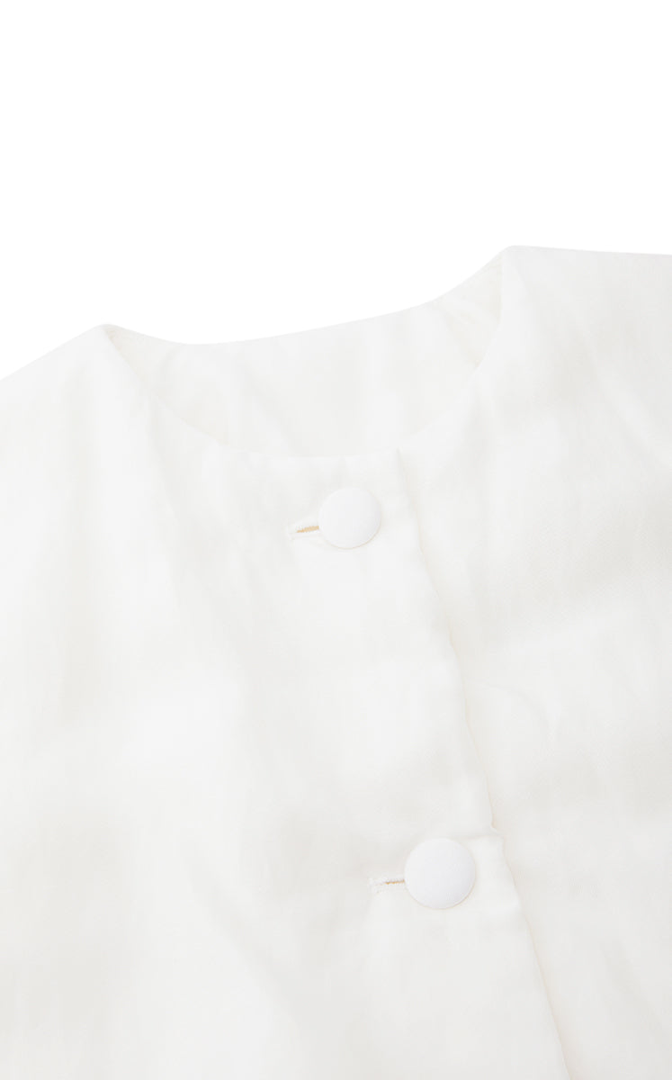 قماش بري / JNBY شكل O بدون قماشة بافل قصير