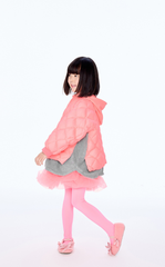 Down Coat / jnby by JNBY Colorblock Patchwork Hooded Down Coat