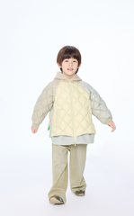 Down Coat / jnby by JNBY Colorblock Patchwork Hooded Down Coat