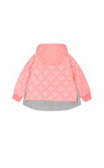 Down Coat / jnby by JNBY Colorblock Patchwork Hooded Down Coat