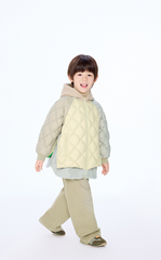 Down Coat / jnby by JNBY Colorblock Patchwork Hooded Down Coat