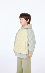 Down Coat / jnby by JNBY Colorblock Patchwork Hooded Down Coat