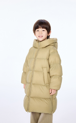 Down Coat / jnby by JNBY Drawstring A-Line Long Down Coat