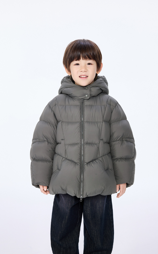 Down Coat / jnby by JNBY Loose Deconstructed Mid-Length Down Coat