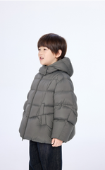 Down Coat / jnby by JNBY Loose Deconstructed Mid-Length Down Coat