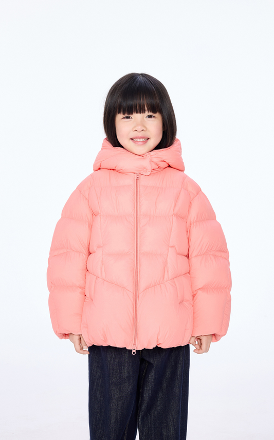 Down Coat / jnby by JNBY Loose Deconstructed Mid-Length Down Coat